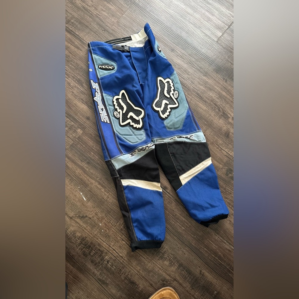 Fox Blue and Black racing pants